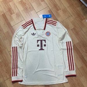 adidas Originals Bayern Munich 2025/26 Long Sleeve Player Jersey Size M